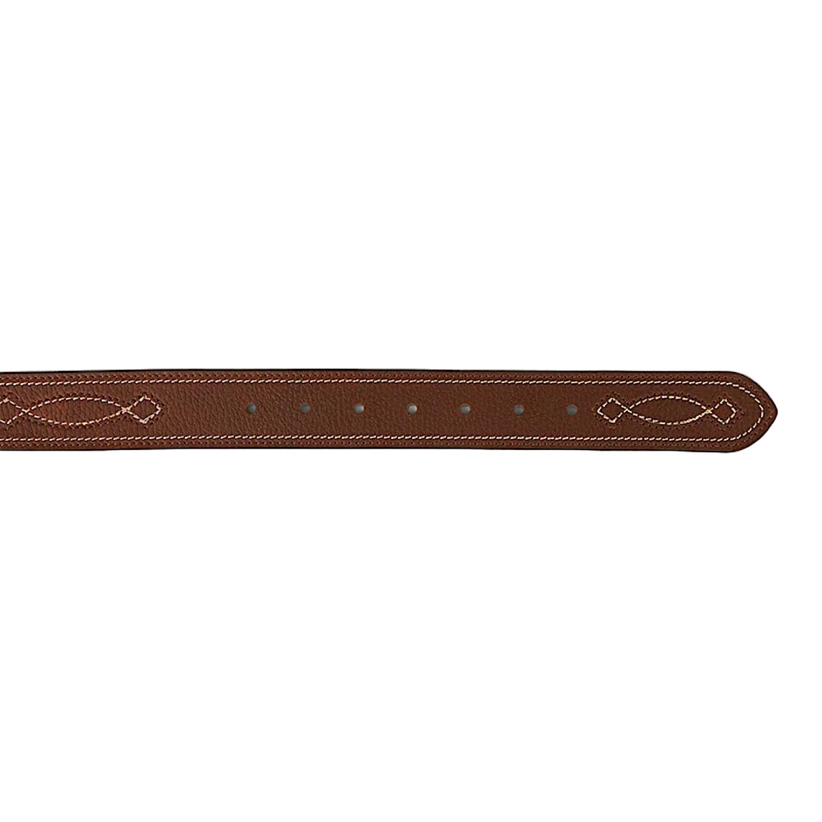 Ringers Western Crossover Belt - Brown/Gold