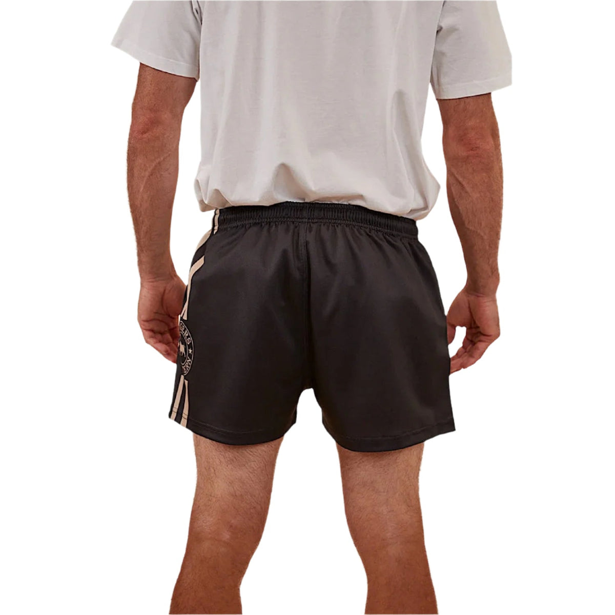 Ringers Western Footy Short - Black/orange