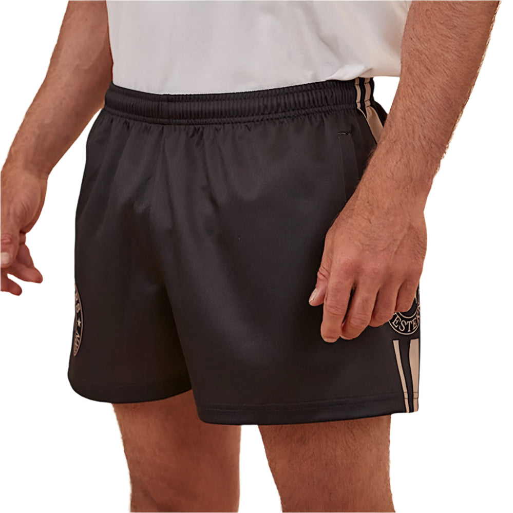 Ringers Western Footy Short - Black/orange