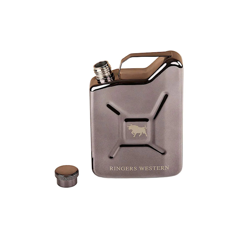 Ringers Western Fuel Tank Flask - Black
