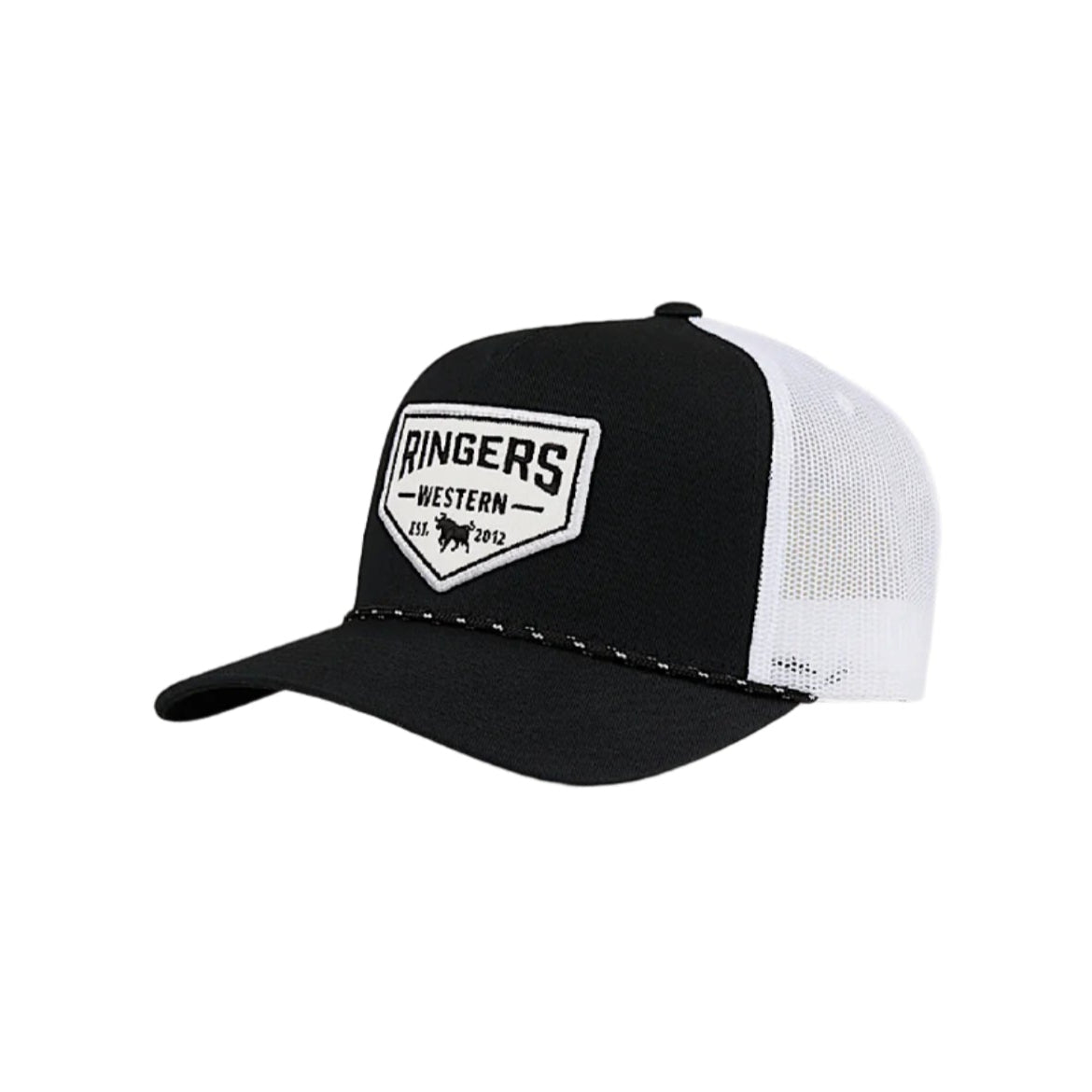 Ringers Western Garage Trucker Cap - Black/White