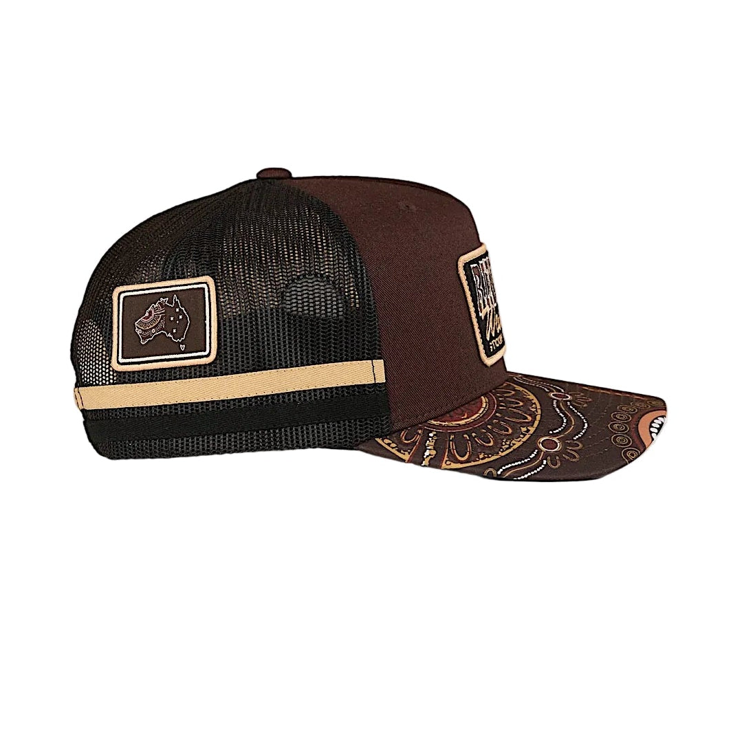 Ringers Western Garbala Trucker Cap - Dark Chocolate