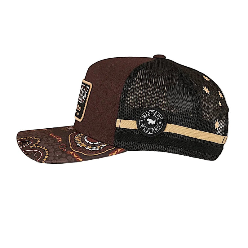 Ringers Western Garbala Trucker Cap - Dark Chocolate