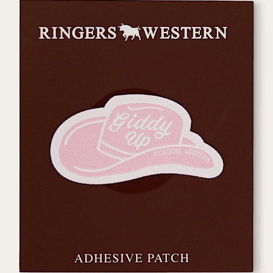 Ringers Western Giddy Up Patch - Pink