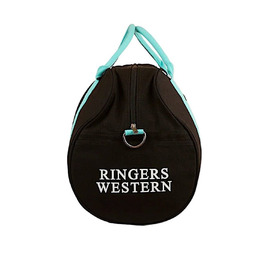 Ringers Western Gundagai Duffle Bag - Black/Turquoise