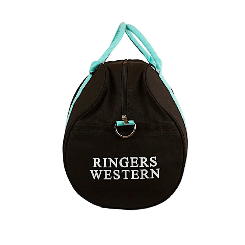Ringers Western Gundagai Duffle Bag - Black/Turquoise