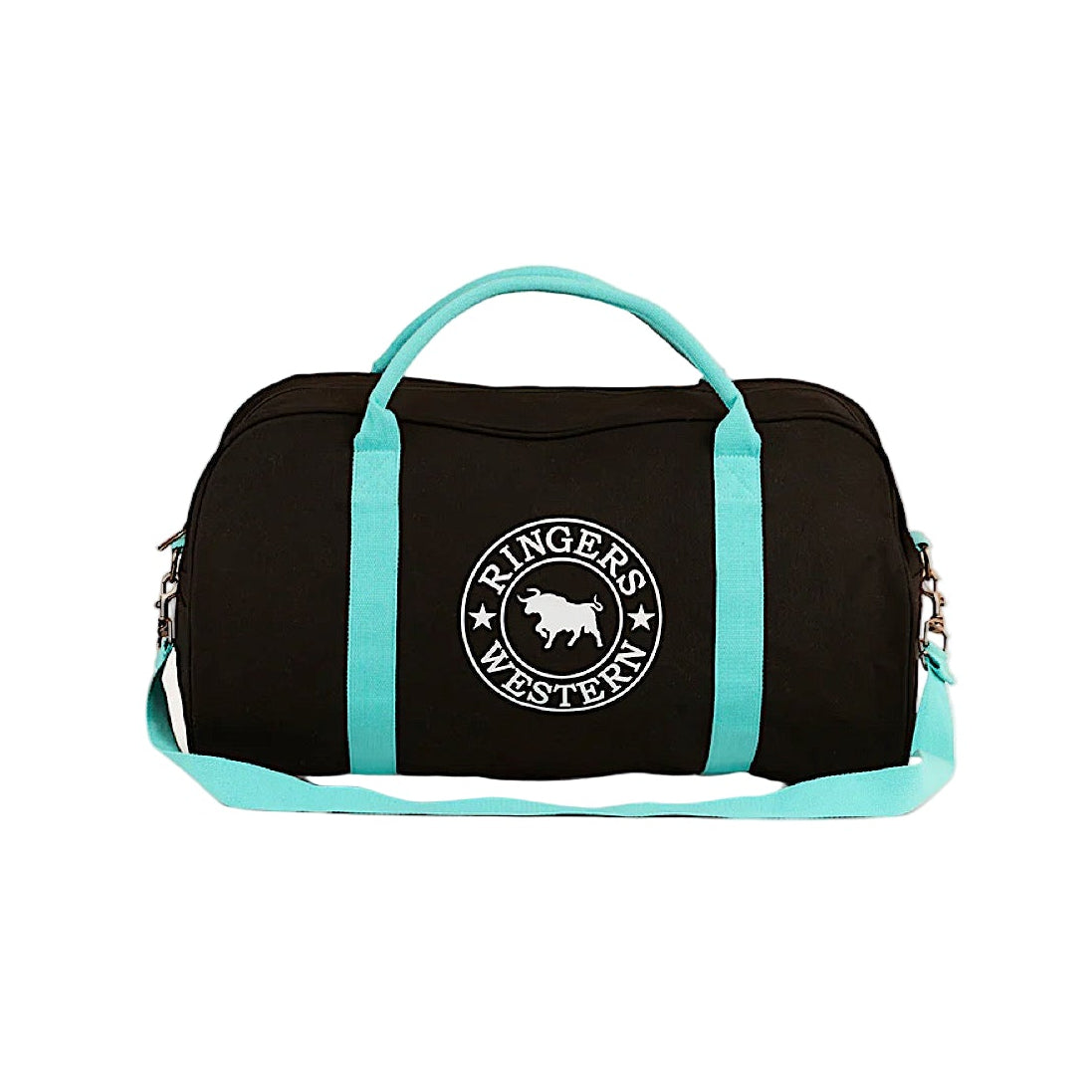 Ringers Western Gundagai Duffle Bag - Black/Turquoise