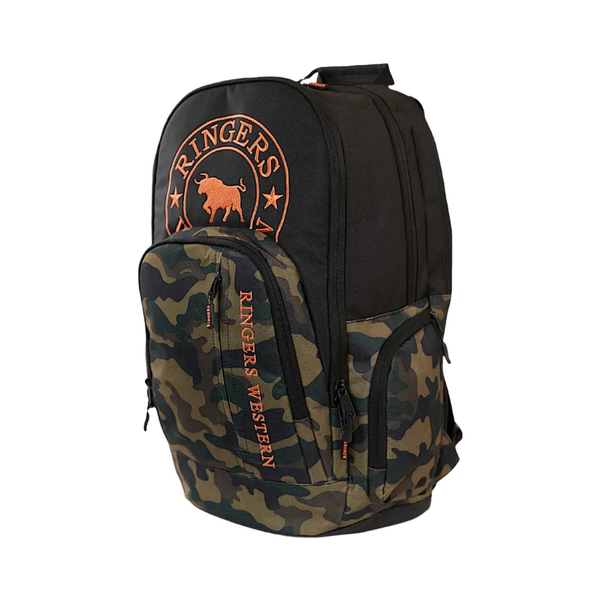 Ringers Western Holtze Backpack - Black with Camo