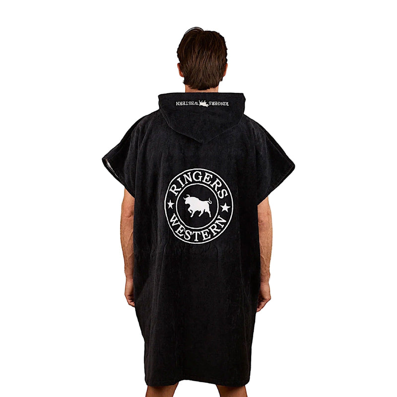 Ringers Western Hooded Towel - Black
