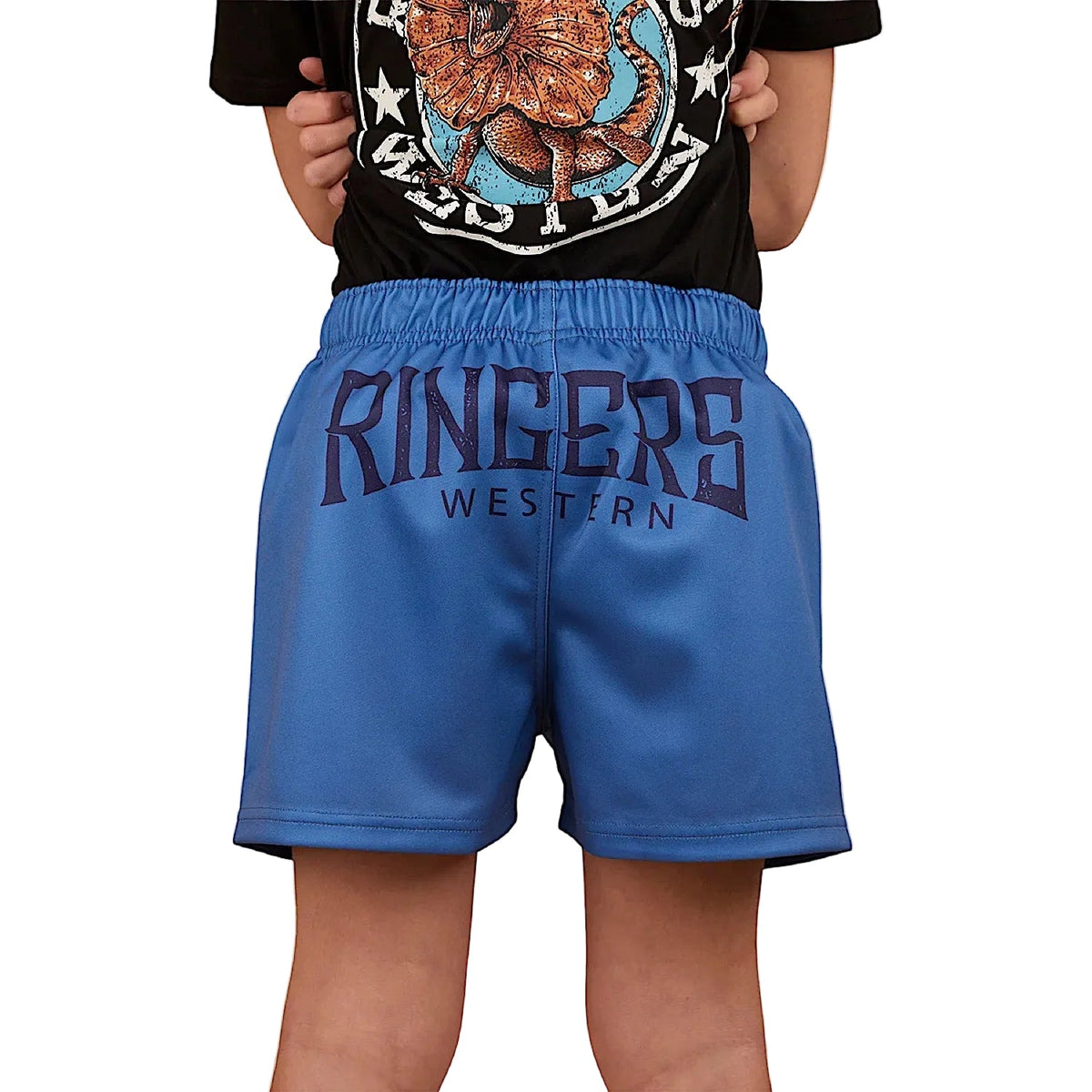 Ringers Western Kid’s Big Ringers Footy Short - Blue