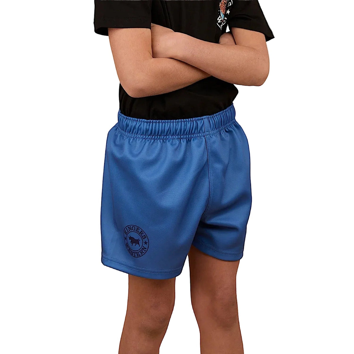 Ringers Western Kid’s Big Ringers Footy Short - Blue