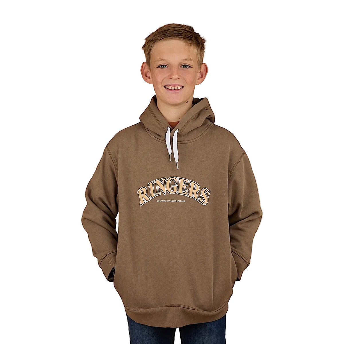 Ringers Western Kid’s Campus Oversized Hoodie - Mushroom