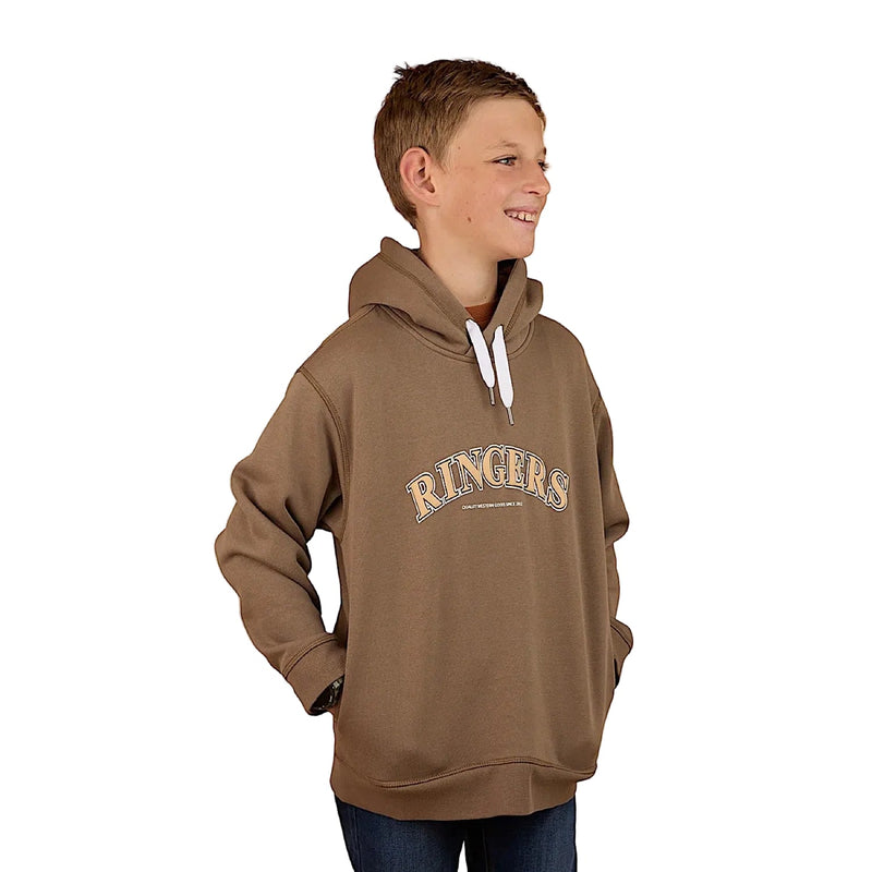 Ringers Western Kid’s Campus Oversized Hoodie - Mushroom