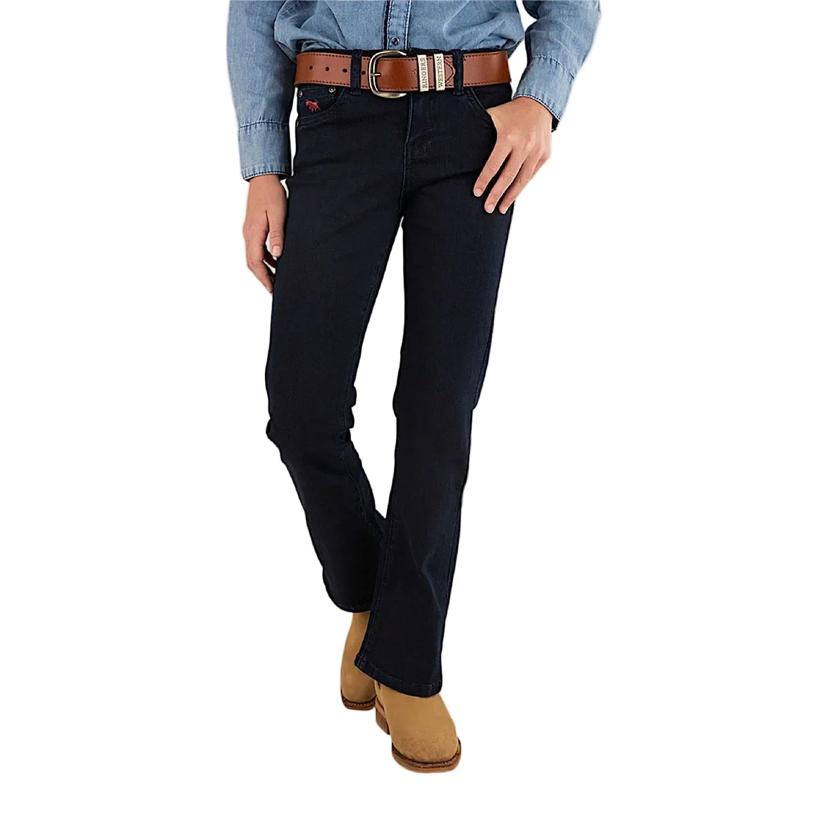 Ringers Western Kid’s Daphne Rodeo Bootleg Jean - Dark Blue
