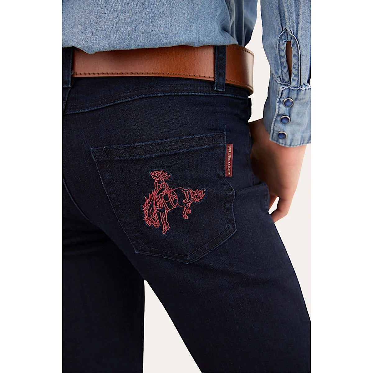 Ringers Western Kid’s Daphne Rodeo Bootleg Jean - Dark Blue