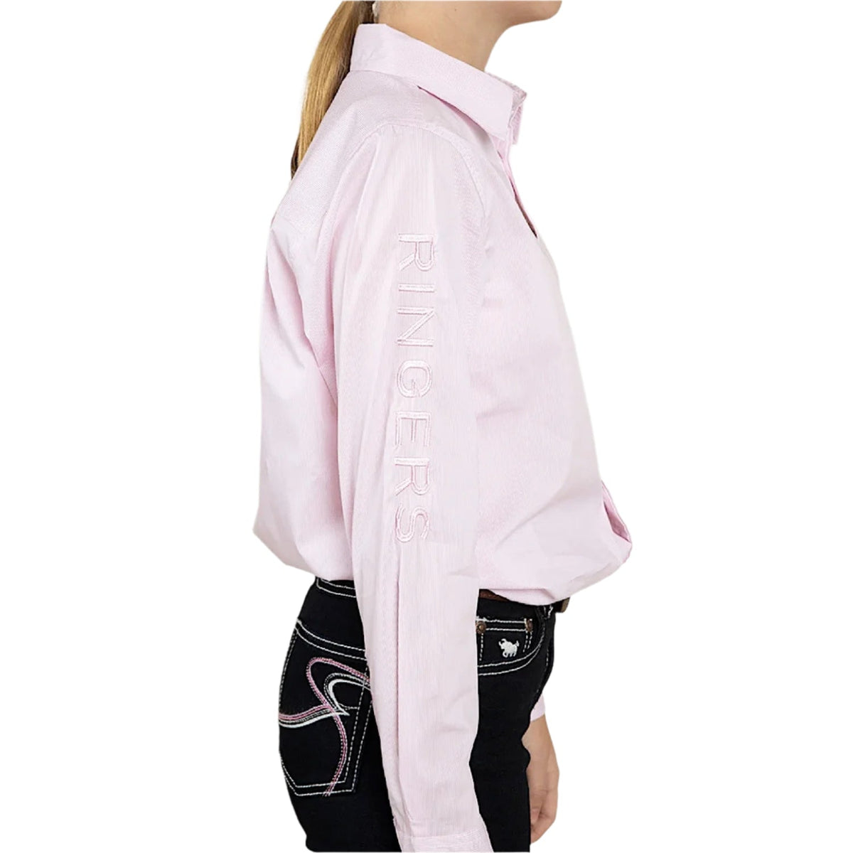Ringers Western Kid’s Faith Dress Shirt - Pink