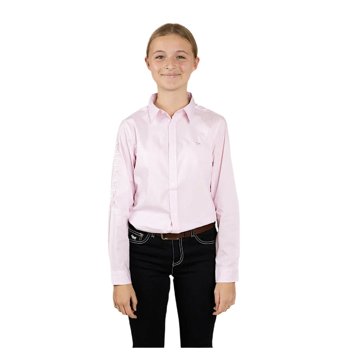 Ringers Western Kid’s Faith Dress Shirt - Pink