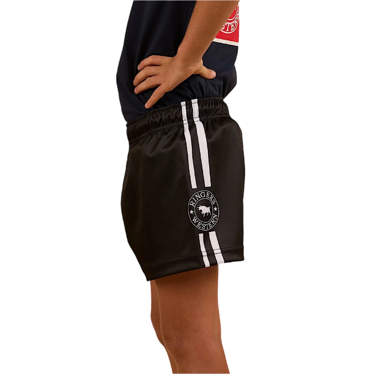 Ringers Western Kid’s Footy Short - Black