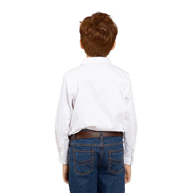 Ringers Western Kid’s Heritage Dress Shirt - White