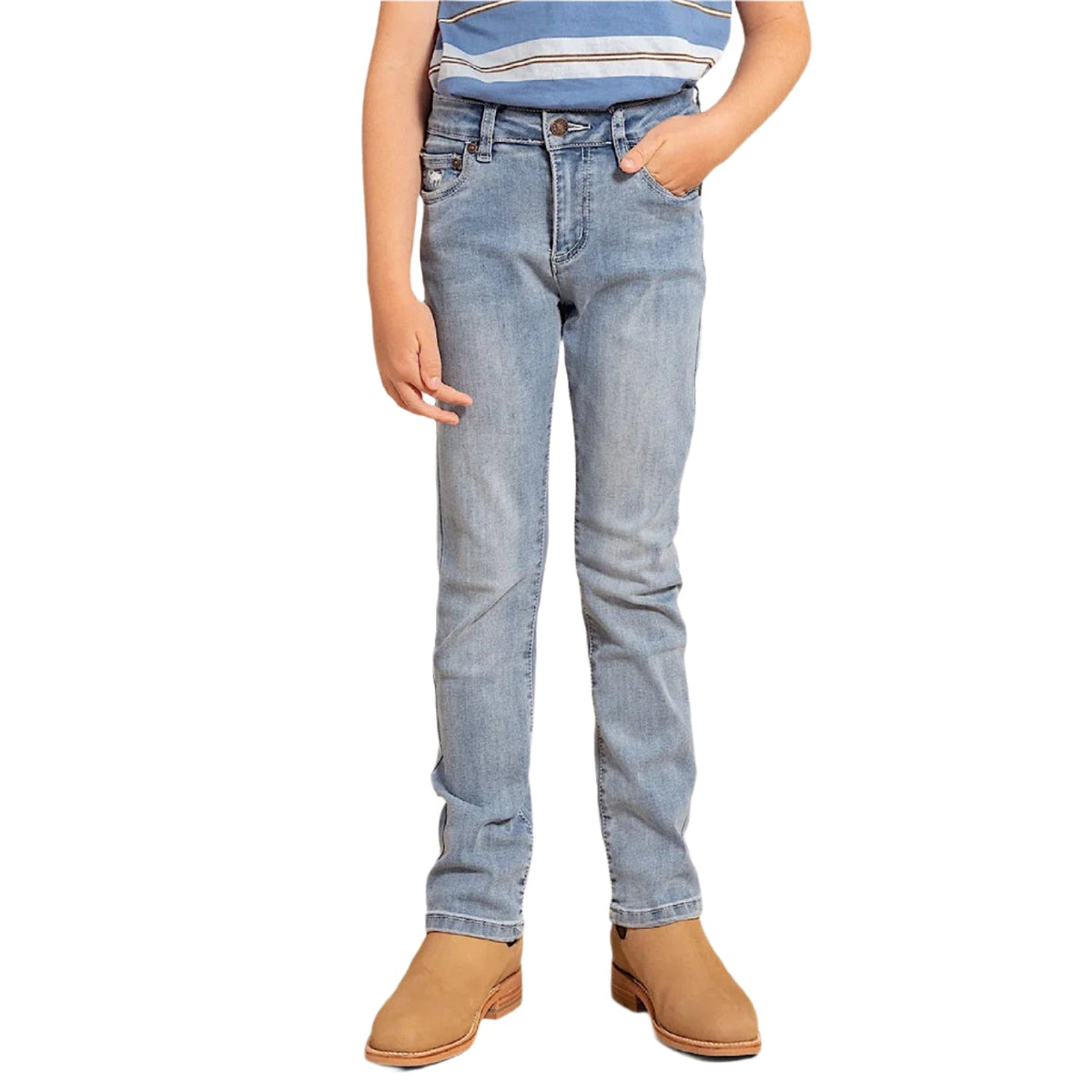 Ringers Western Kid’s Joey Cowgirl Jean - Light Blue