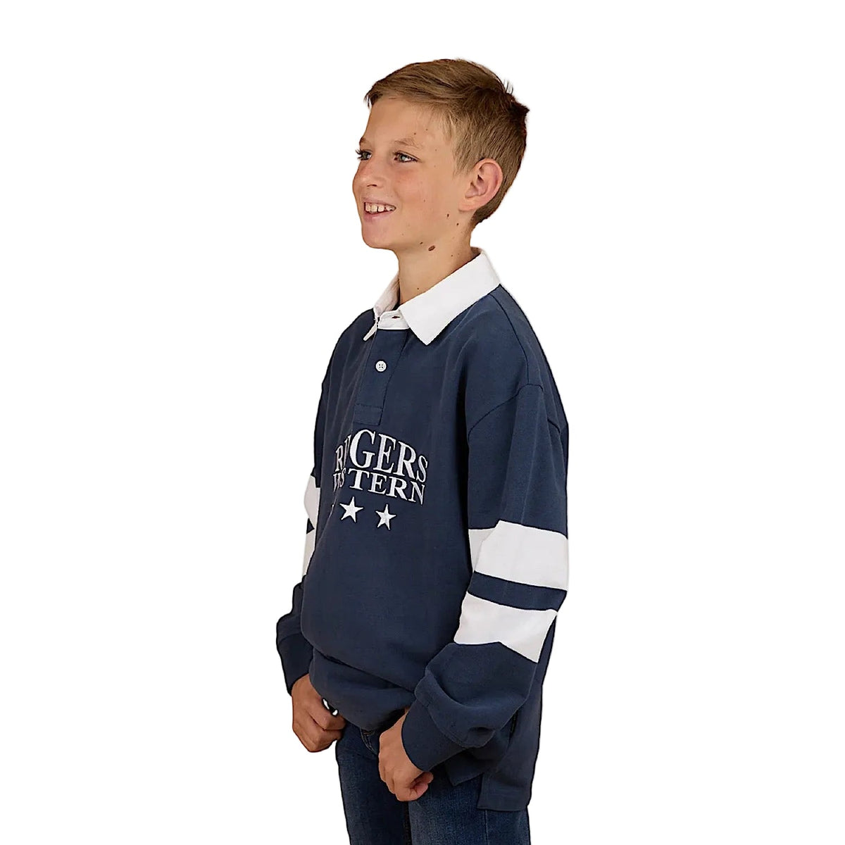 Ringers Western Kid’s Mascot Rugby - White/Navy