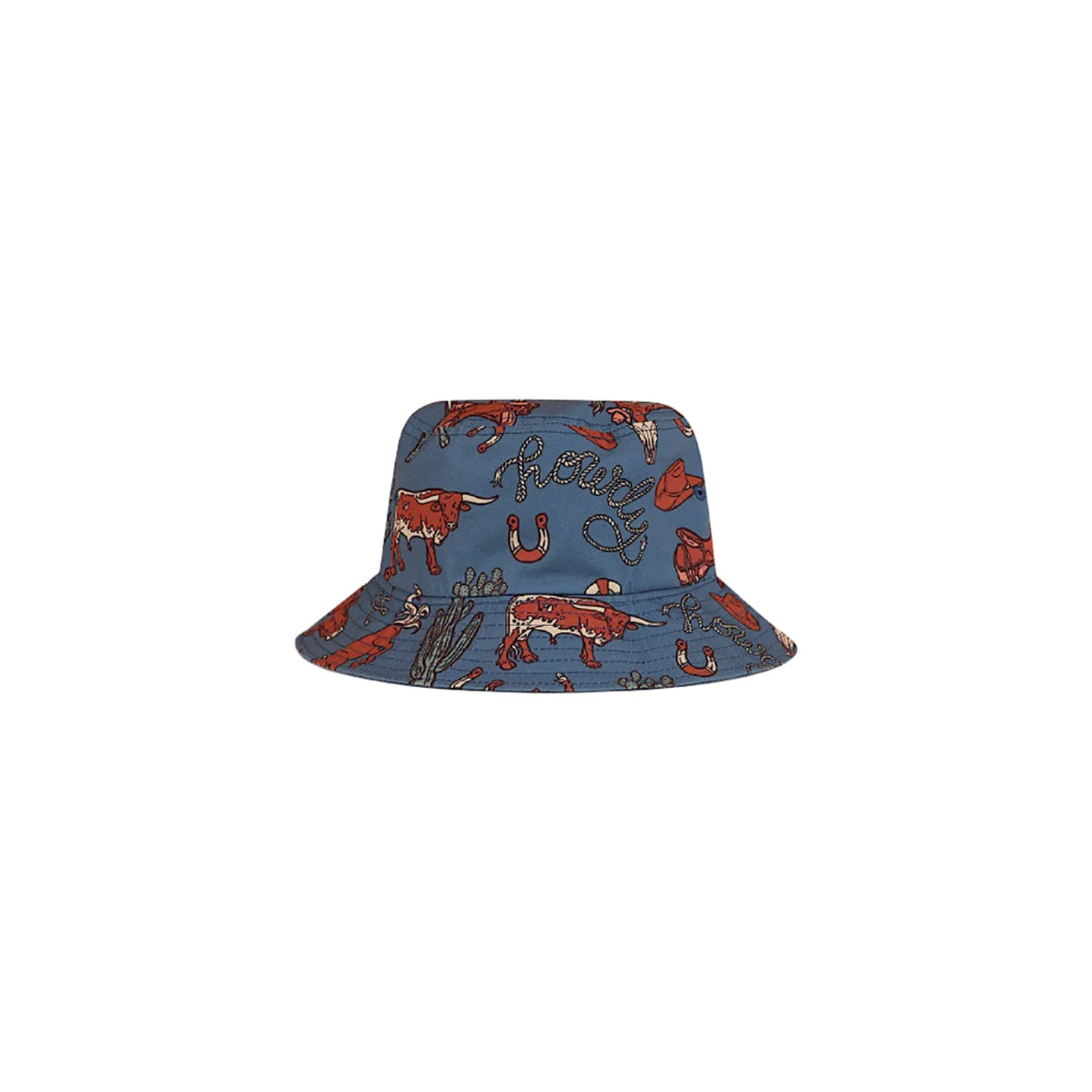 Ringers Western Kid’s Mini Cowboy Reversible Bucket Hat - Yale Blue