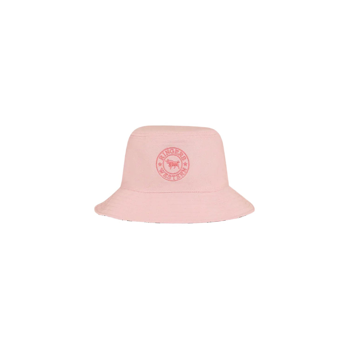 Ringers Western Kid’s Mini Cowgirl Reversible Bucket Hat - Dusty Pink