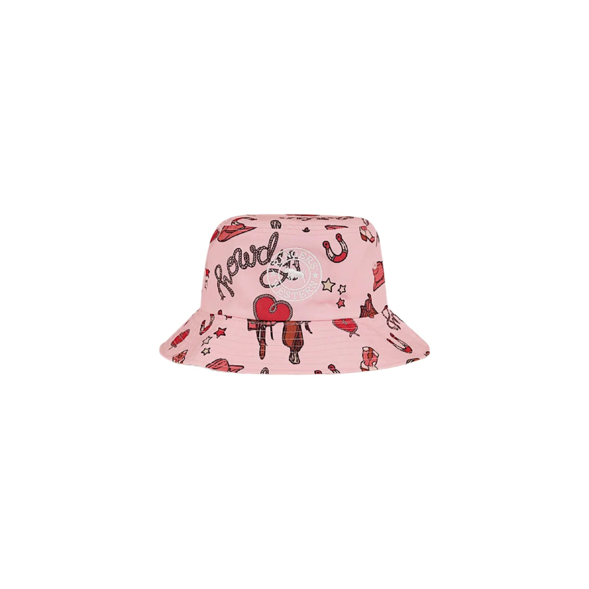 Ringers Western Kid’s Mini Cowgirl Reversible Bucket Hat - Dusty Pink