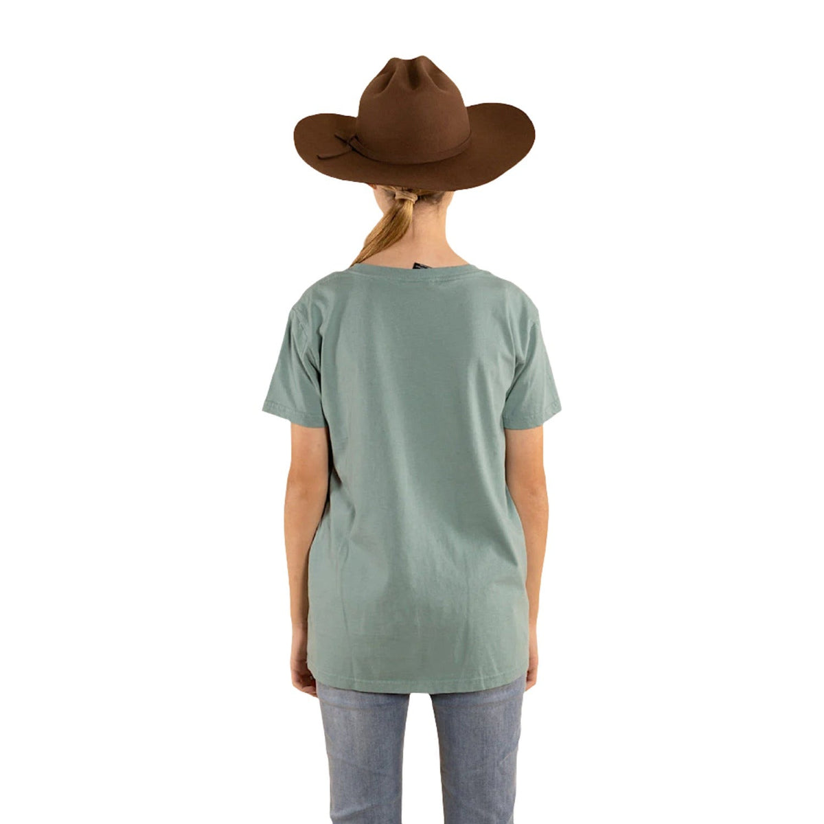 Ringers Western Kid’s Mini Rancher Classic Fit T-Shirt - Sea Green