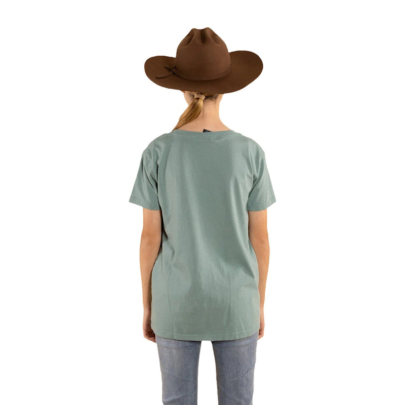 Ringers Western Kid’s Mini Rancher Classic Fit T-Shirt - Sea Green