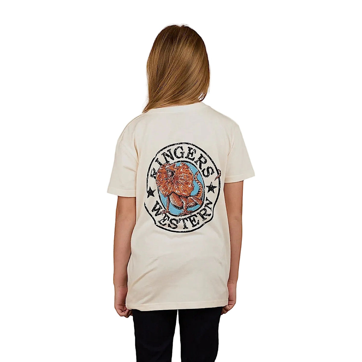 Ringers Western Kids Outta Towner Classic Fit T-Shirt - Off White
