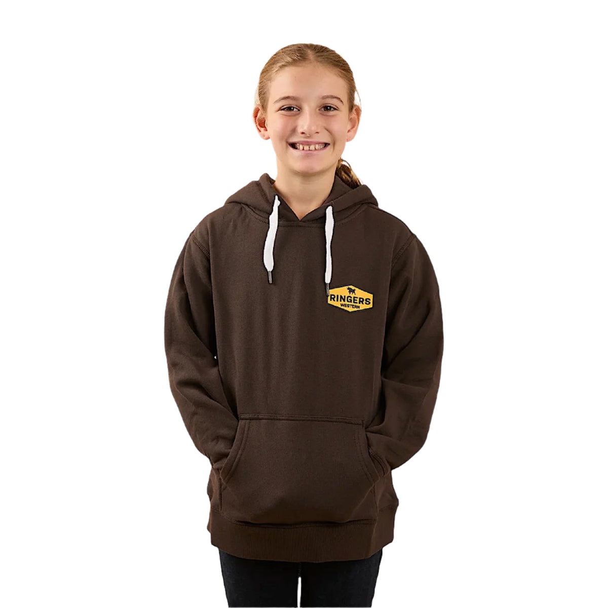 Ringers Western Kid’s Servo Hoodie - Charcoal