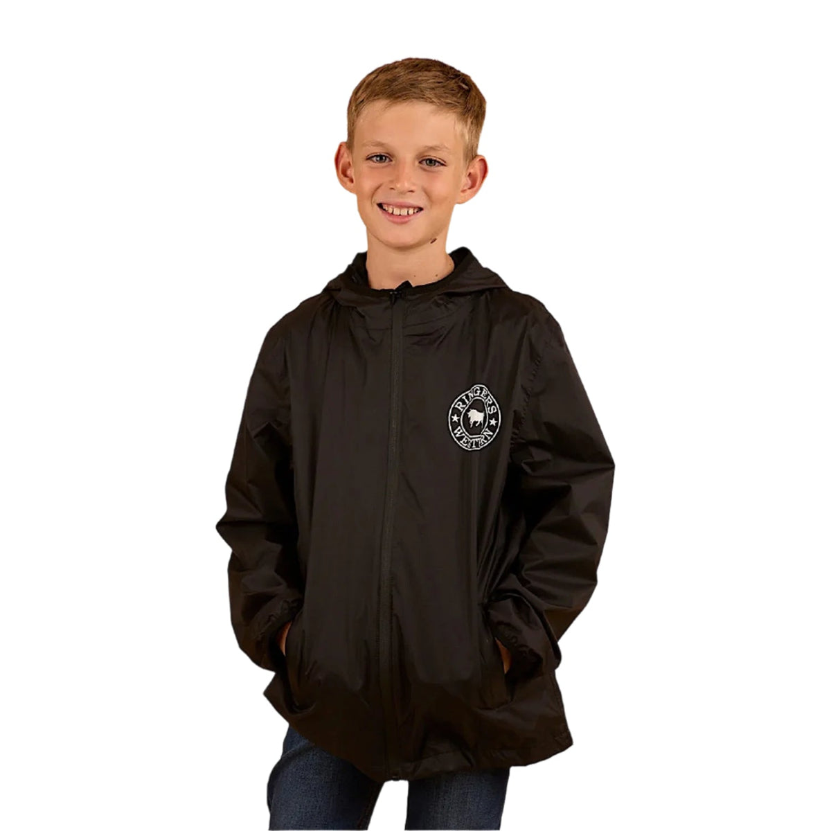 Ringers Western Kid’s Signature Bull Spray Jacket - Black