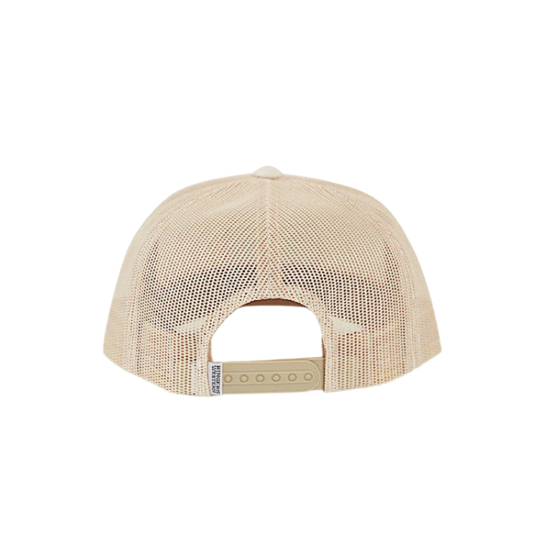 Ringers Western Kid’s Signature Bull Trucker Cap - Beige / Clay