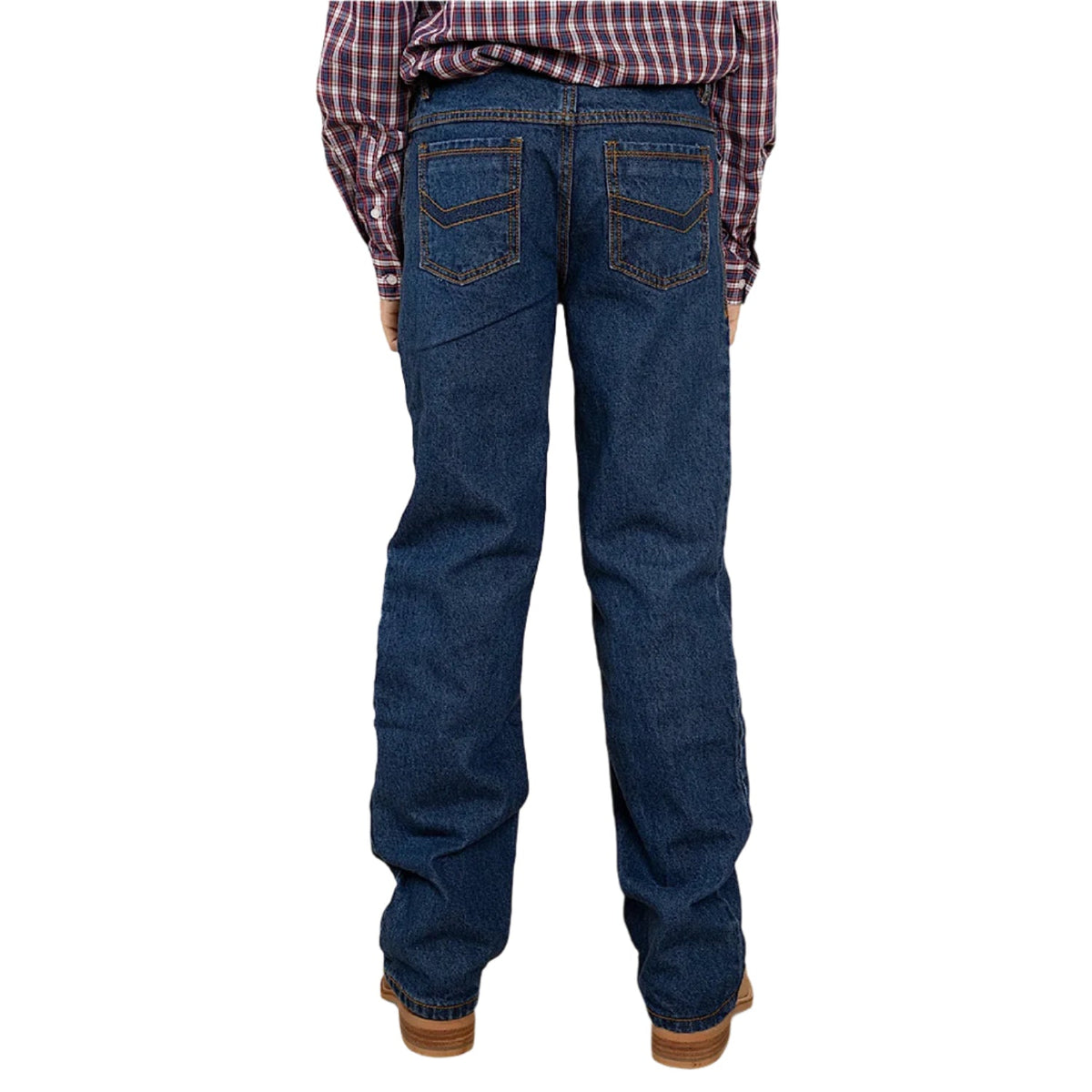 Ringers Western Kid’s Southwest Relaxed Fit Jean - Mid Wash Blue