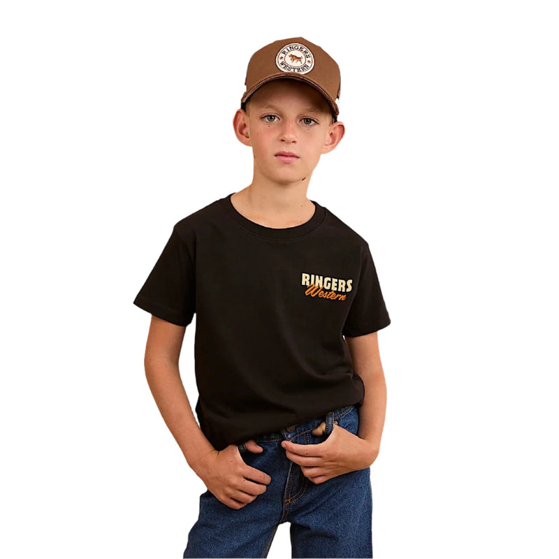 Ringers Western Kid’s Truck Yeah Classic Fit T-Shirt - Black