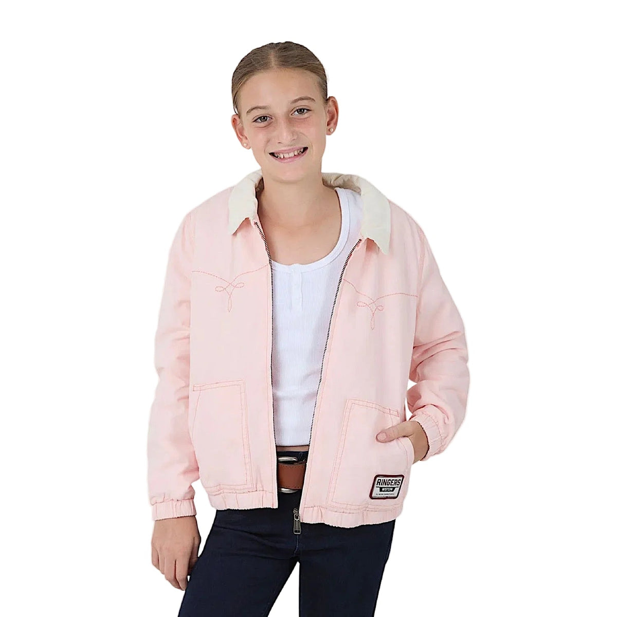 Ringers Western Kid’s Westbury Western Jacket - Pink