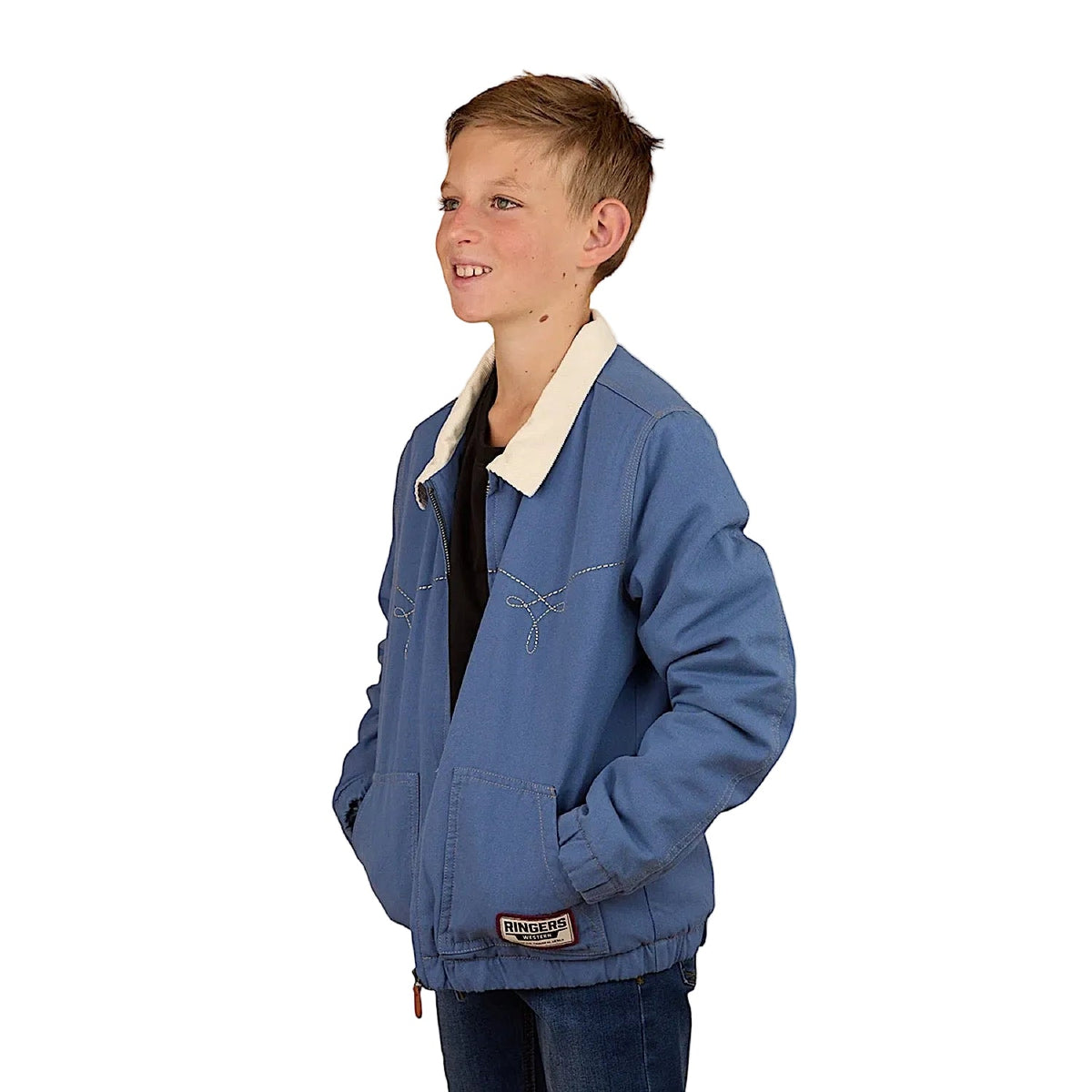 Ringers Western Kid’s Westbury Western Jacket - Yale Blue