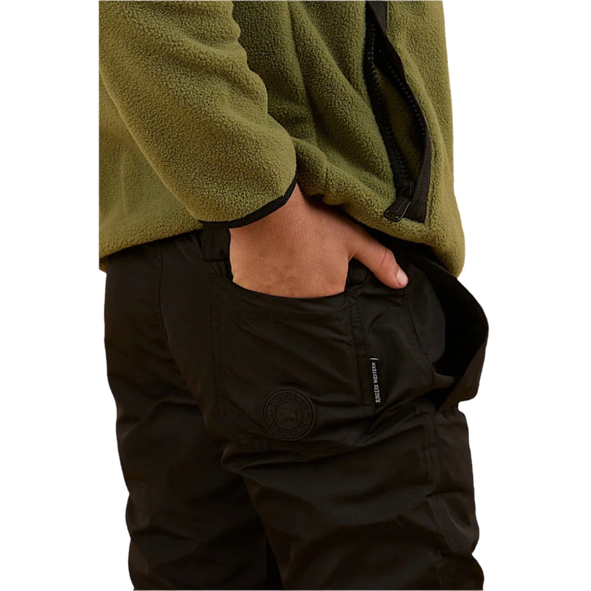 Ringers Western Kid’s Winton Trackpant - Charcoal