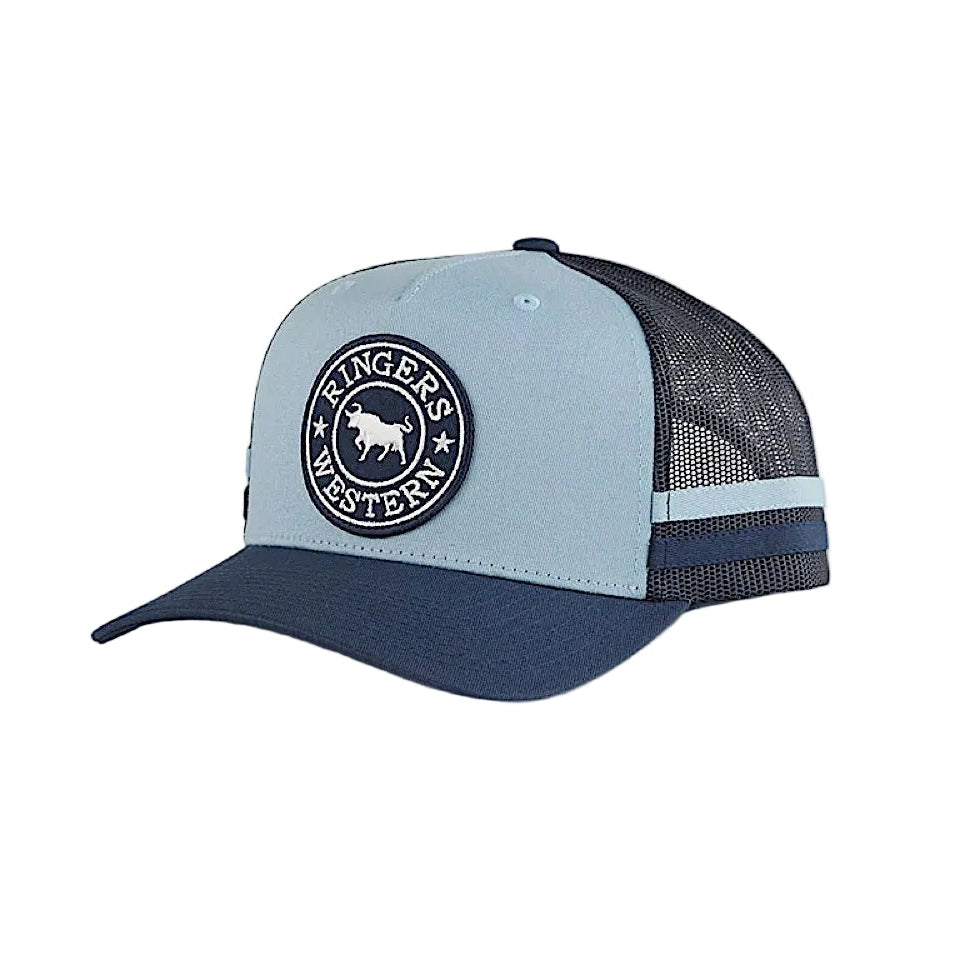 Ringers Western McCoy Origin Trucker Cap - Blue/Navy