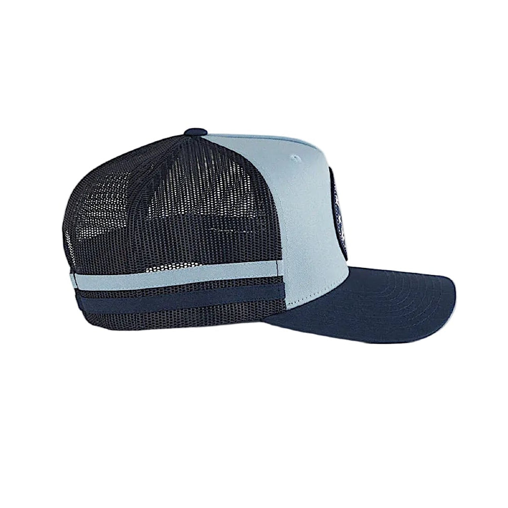 Ringers Western McCoy Origin Trucker Cap - Blue/Navy