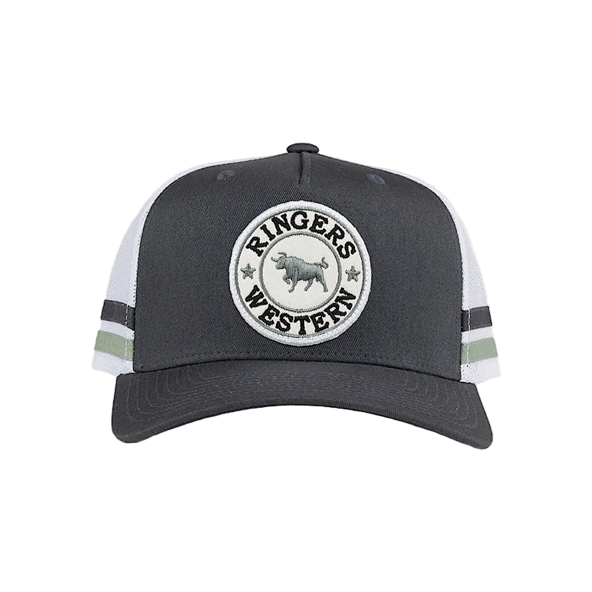 Ringers Western McCoy Trucker Cap - Charcoal/Leaf