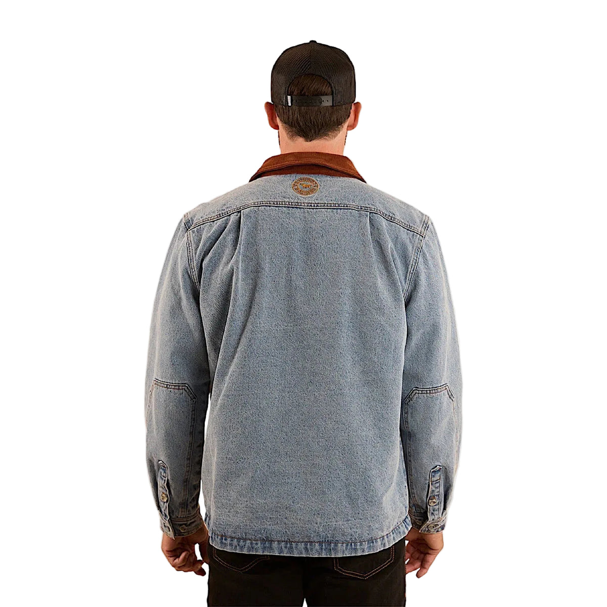 Ringers Western Men’s Bellbrae Overshirt - Light Wash Blue