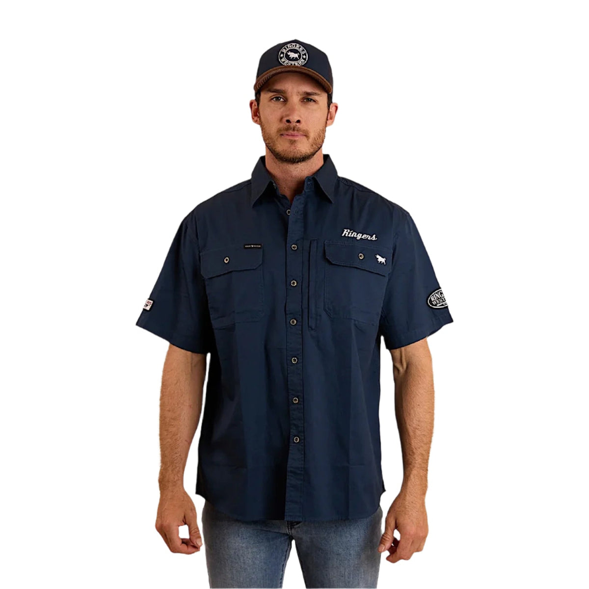 Ringers Western Men’s Big Rig Shirt - Navy
