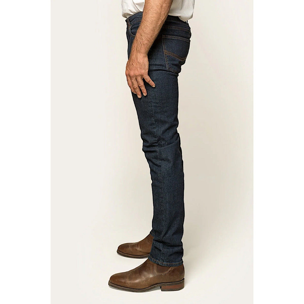 Ringers Western Men’s Burke Tapered Leg Jean - Dark Blue