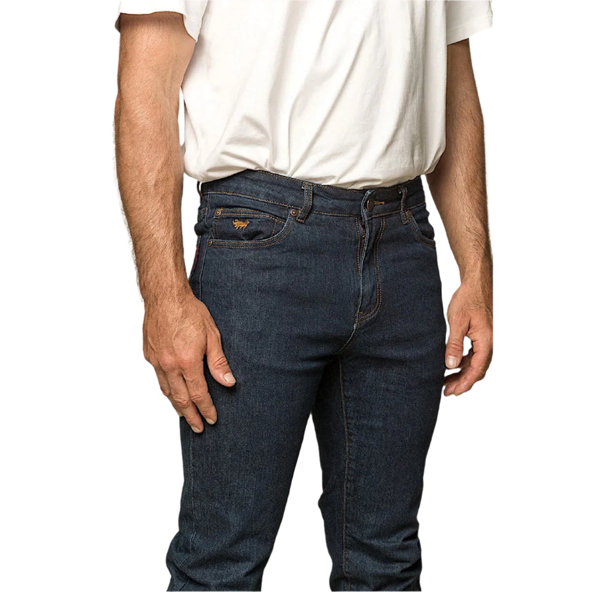 Ringers Western Men’s Burke Tapered Leg Jean - Mid Blue