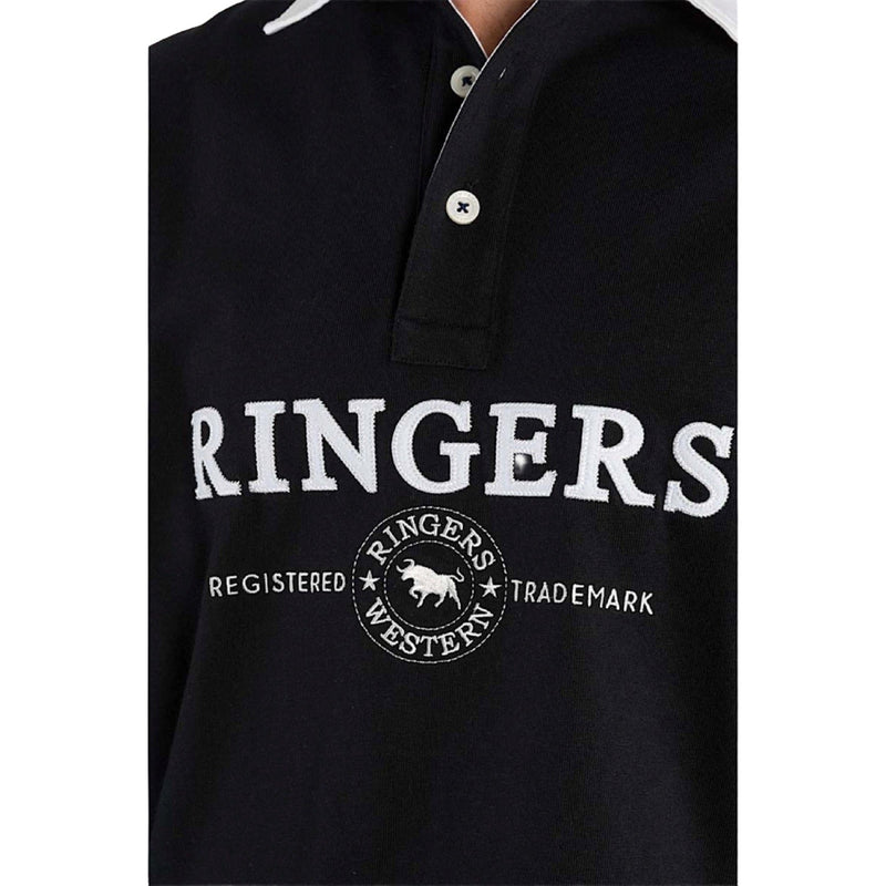 Ringers Western Men’s Burton Rugby Jersey - Black/White