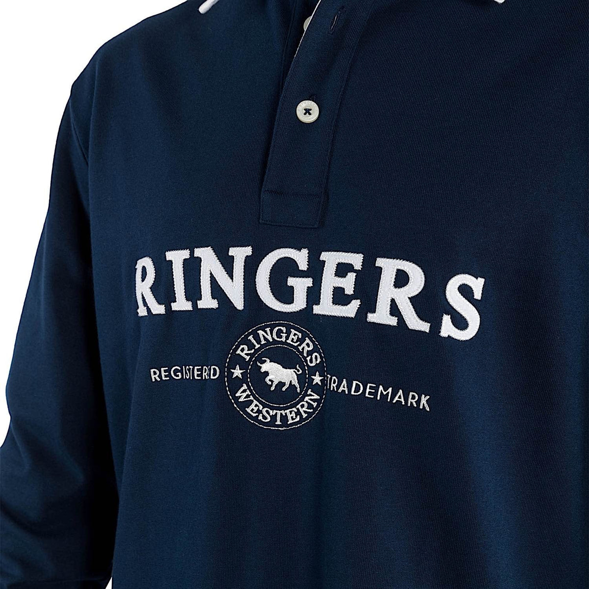 Ringers Western Men’s Burton Rugby Jersey - Navy/White