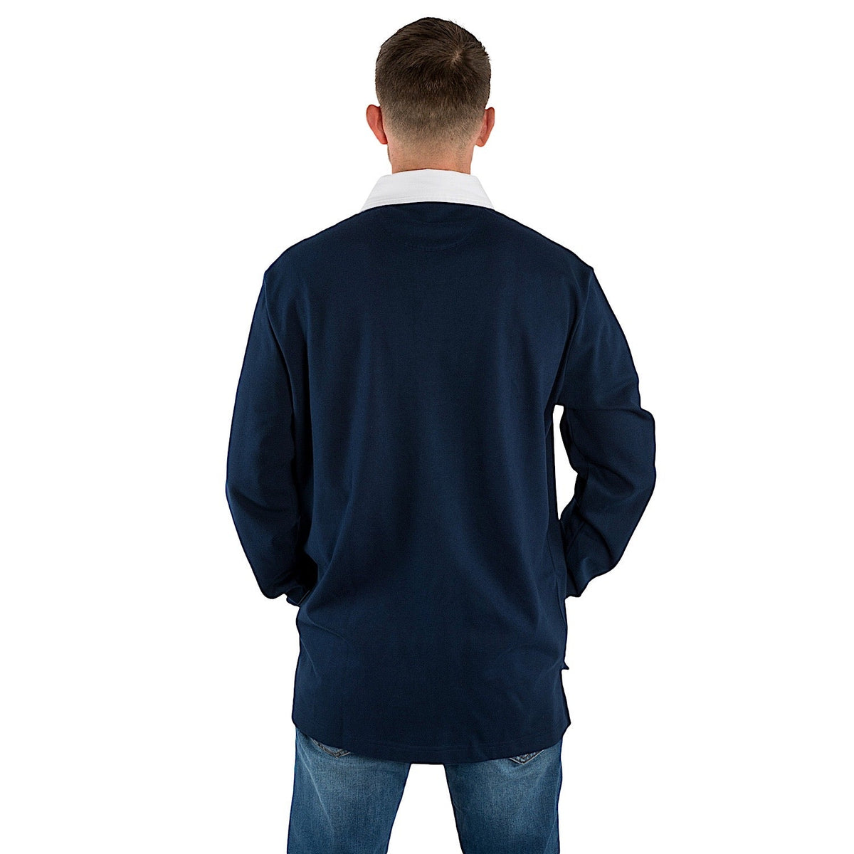 Ringers Western Men’s Burton Rugby Jersey - Navy/White