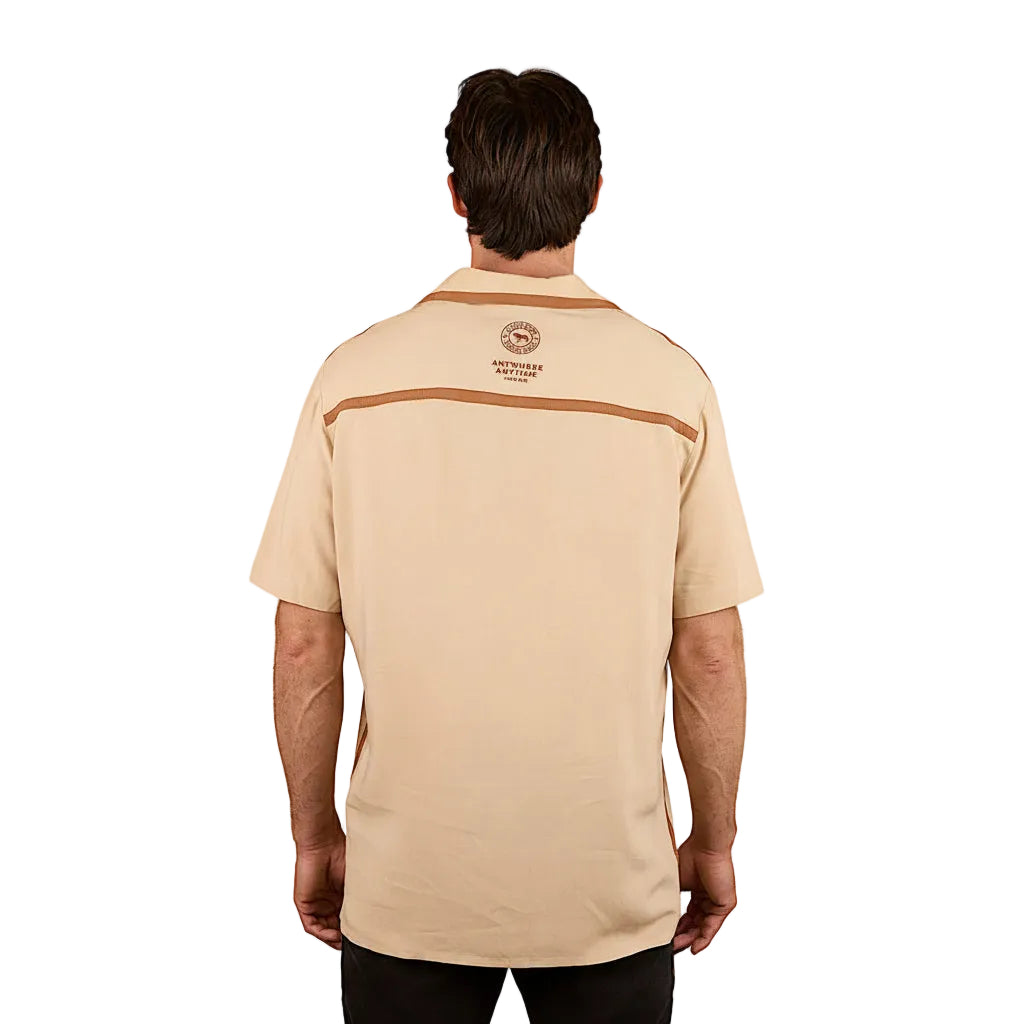 Ringers Western Men’s Carter Pub Shirt - Dark Sand